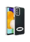 More TR Galaxy A23 Kılıf Kamera Korumalı Logo Gösteren Zore Omega Kapak