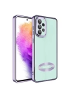 More TR Galaxy A73 Kılıf Kamera Korumalı Logo Gösteren Zore Omega Kapak