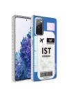 More TR Galaxy S20 FE Kılıf Airbag Kenarlı Renkli Desenli Silikon Zore Elegans Kapak