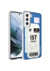 More TR Galaxy S21 FE Kılıf Airbag Kenarlı Renkli Desenli Silikon Zore Elegans Kapak