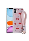 More TR Apple iPhone 11 Kılıf Desenli El Askılı İpli Zore Astana Silikon Kapak