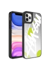 More TR Apple iPhone 11 Pro Max Kılıf Aynalı Desenli Kamera Korumalı Parlak Zore Mirror Kapak