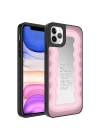 More TR Apple iPhone 11 Pro Max Kılıf Aynalı Desenli Kamera Korumalı Parlak Zore Mirror Kapak