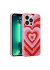 More TR Apple iPhone 11 Pro Max Kılıf Simli Desenli Kamera Korumalı Parlak Zore Popy Kapak