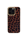 More TR Apple iPhone 13 Pro Max Kılıf Kajsa Glamorous Serisi Leopard Combo Kapak