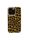 More TR Apple iPhone 13 Pro Max Kılıf Kajsa Glamorous Serisi Leopard Combo Kapak