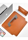 More TR Apple Macbook Pro 14.2 2023 A2779 Wiwu Macbook Skin Pro Portable Stand Kılıf