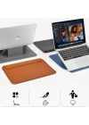 More TR Apple Macbook Pro 14.2 2023 A2779 Wiwu Macbook Skin Pro Portable Stand Kılıf