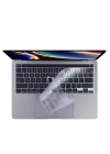 More TR Apple Macbook Pro 16.2 2023 A2780 Zore Klavye Koruyucu Şeffaf Silikon Ped