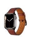 More TR ​​​Apple Watch 38mm KRD-76 PU Deri Kordon Strap Kayış