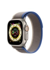 More TR Apple Watch 38mm Wiwu Trail Loop Naylon Örgü İşlemeli Hasır Kordon Strap Kayış