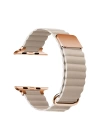 More TR ​​​Apple Watch 44mm KRD-78 PU Deri Kordon Strap Kayış