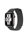 More TR Apple Watch Ultra 49mm Kordon KRD-09 Deri Lop Strap Kayış