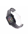 More TR ​​​Apple Watch Ultra 49mm Kordon Mat Seramik Metal Strap Kayış