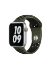 More TR Apple Watch Ultra 49mm Kordon Wiwu Dual Color Sport Band Silikon Strap Kayış