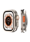 More TR Apple Watch Ultra 49mm Zore ALM-01 Metal Çerçeveli Ekran Koruyucu