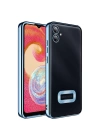 More TR Galaxy A04E Kılıf Kamera Korumalı Logo Gösteren Zore Omega Kapak