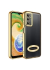 More TR Galaxy A14 Kılıf Kamera Korumalı Logo Gösteren Zore Omega Kapak