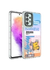 More TR Galaxy A33 5G Kılıf Kamera Korumalı Renkli Desenli Sert Silikon Zore Korn Kapak