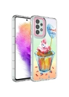 More TR Galaxy A33 5G Kılıf Kamera Korumalı Renkli Desenli Sert Silikon Zore Korn Kapak