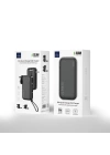 More TR Wiwu JC-23 Micro Type-C ve Lightning Kablolu Şarj Göstergeli PD Powerbank 22.5W 10000mAh