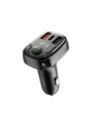 More TR Wiwu PC600 36W Hızlı Şarj Destekli Dijital Göstergeli Bluetooth FM Transmitter