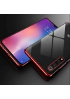 Xiaomi Mi 9 Kılıf Zore Dört Köşeli Lazer Silikon Kapak