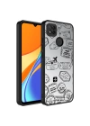 More TR Xiaomi Redmi 9C Kılıf Aynalı Desenli Kamera Korumalı Parlak Zore Mirror Kapak