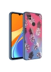 More TR Xiaomi Redmi 9C Kılıf Kamera Korumalı Desenli Sert Silikon Zore Epoksi Kapak