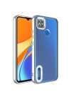 More TR Xiaomi Redmi 9C Kılıf Kamera Korumalı Logo Gösteren Zore Omega Kapak