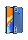 More TR Xiaomi Redmi 9C Kılıf Kamera Korumalı Logo Gösteren Zore Omega Kapak