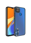 More TR Xiaomi Redmi 9C Kılıf Kamera Korumalı Logo Gösteren Zore Omega Kapak