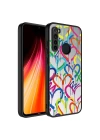 More TR Xiaomi Redmi Note 8 Kılıf Aynalı Desenli Kamera Korumalı Parlak Zore Mirror Kapak