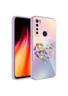 More TR Xiaomi Redmi Note 8 Kılıf Kamera Korumalı Desenli Sert Silikon Zore Epoksi Kapak