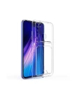 More TR Xiaomi Redmi Note 8 Kılıf Kartlıklı Şeffaf Zore Setra Clear Silikon Kapak