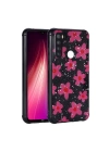 More TR Xiaomi Redmi Note 8 Kılıf Simli Desenli Kamera Korumalı Parlak Zore Popy Kapak