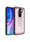 More TR Xiaomi Redmi Note 8 Pro Kılıf Aynalı Desenli Kamera Korumalı Parlak Zore Mirror Kapak