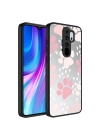 More TR Xiaomi Redmi Note 8 Pro Kılıf Aynalı Desenli Kamera Korumalı Parlak Zore Mirror Kapak