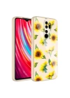 More TR Xiaomi Redmi Note 8 Pro Kılıf Kamera Korumalı Desenli Sert Silikon Zore Epoksi Kapak