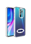 More TR Xiaomi Redmi Note 8 Pro Kılıf Kamera Korumalı Logo Gösteren Zore Omega Kapak