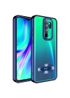 More TR Xiaomi Redmi Note 8 Pro Kılıf Kamera Korumalı Logo Gösteren Zore Omega Kapak