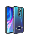 More TR Xiaomi Redmi Note 8 Pro Kılıf Kamera Korumalı Logo Gösteren Zore Omega Kapak