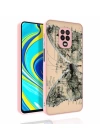 More TR Xiaomi Redmi Note 9 Pro Kılıf Desenli Kamera Korumalı Parlak Zore Nora Kapak