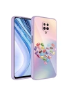 More TR Xiaomi Redmi Note 9 Pro Kılıf Kamera Korumalı Desenli Sert Silikon Zore Epoksi Kapak