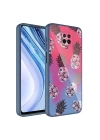 More TR Xiaomi Redmi Note 9 Pro Kılıf Kamera Korumalı Desenli Sert Silikon Zore Epoksi Kapak