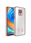 More TR Xiaomi Redmi Note 9 Pro Kılıf Kamera Korumalı Logo Gösteren Zore Omega Kapak