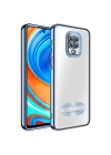 More TR Xiaomi Redmi Note 9 Pro Kılıf Kamera Korumalı Logo Gösteren Zore Omega Kapak