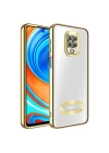 More TR Xiaomi Redmi Note 9 Pro Kılıf Kamera Korumalı Logo Gösteren Zore Omega Kapak