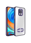 More TR Xiaomi Redmi Note 9 Pro Kılıf Kamera Korumalı Logo Gösteren Zore Omega Kapak