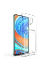 More TR Xiaomi Redmi Note 9 Pro Kılıf Kartlıklı Şeffaf Zore Setra Clear Silikon Kapak